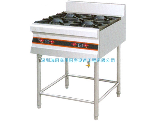 四頭燃氣煲仔爐
